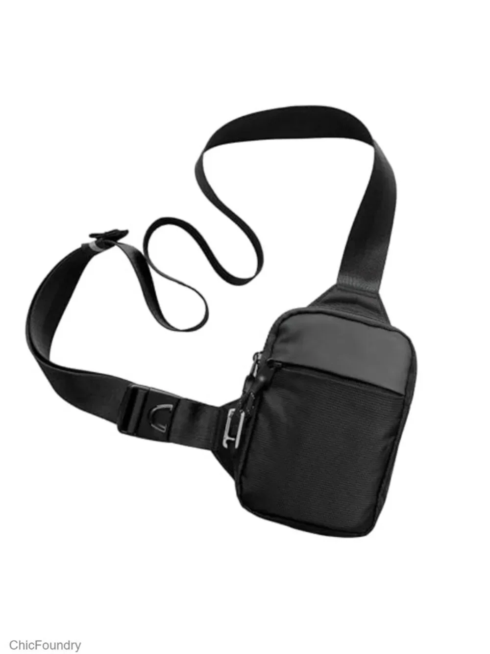 Small Water Resistant RFID Blocking Crossbody Sling Chest Bag for Travel &